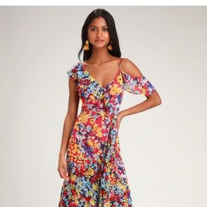 Lulus Floral print dress